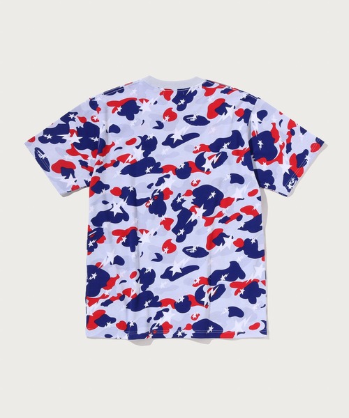 A BATHING APE(アベイシングエイプ)の「STA STRIKE CAMO TEE(Tシャツ/カットソー・メンズ・ブルー/ホワイト・X-LARGE/XX-LARGE/SMALL/LARGE/MEDIUM)」の3枚目の写真