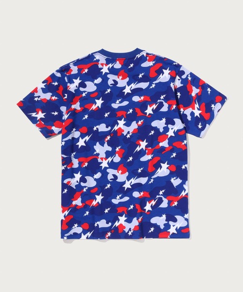 A BATHING APE(アベイシングエイプ)の「STA STRIKE CAMO TEE(Tシャツ/カットソー・メンズ・ブルー/ホワイト・X-LARGE/XX-LARGE/SMALL/LARGE/MEDIUM)」の4枚目の写真