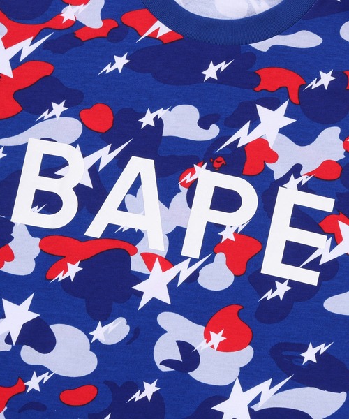 A BATHING APE(アベイシングエイプ)の「STA STRIKE CAMO TEE(Tシャツ/カットソー・メンズ・ブルー/ホワイト・X-LARGE/XX-LARGE/SMALL/LARGE/MEDIUM)」の6枚目の写真
