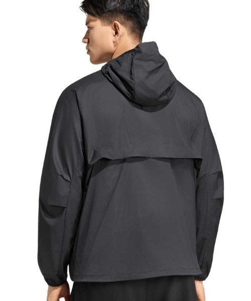 adidas（アディダス）の「アディダス adidas RUN WV JKT M（ナイロンジャケット・メンズ・ブラック/グレー・M/L/LL）」の4枚目の写真