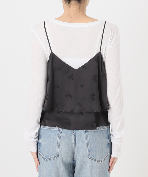 Spick & Span(スピックアンドスパン)の「《追加》TICCA / ティッカ フラワー2wayビスチェ(キャミソール・レディース・グレー・FREE)」の10枚目の写真