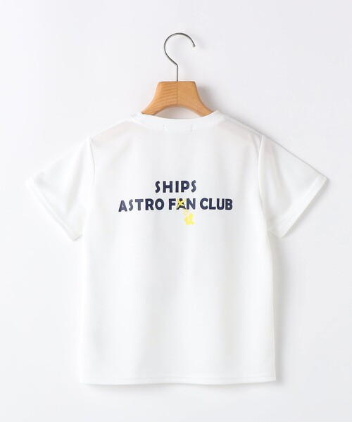 SHIPS(シップス)の「SHIPS KIDS:100~130cm /〈接触冷感/吸水速乾〉サマー トライアングル Tシャツ(Tシャツ/カットソー・キッズ・オフホワイト/ネイビー・100/110/120/130)」の3枚目の写真