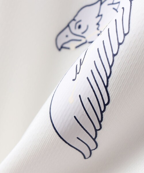 SHIPS(シップス)の「SHIPS KIDS:100~130cm /〈接触冷感/吸水速乾〉サマー トライアングル Tシャツ(Tシャツ/カットソー・キッズ・オフホワイト/ネイビー・100/110/120/130)」の8枚目の写真