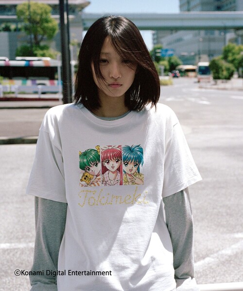 BEAUTY&YOUTH UNITED ARROWS(ビューティーアンドユースユナイテッドアローズ)の「<ときめきメモリアル for UACG>BASIC TEE/Tシャツ(Tシャツ/カットソー・レディース・オフホワイト/ブラック・S/M/L/XL)」の2枚目の写真