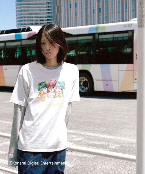 BEAUTY&YOUTH UNITED ARROWS(ビューティーアンドユースユナイテッドアローズ)の「<ときめきメモリアル for UACG>BASIC TEE/Tシャツ(Tシャツ/カットソー・レディース・オフホワイト/ブラック・S/M/L/XL)」の3枚目の写真