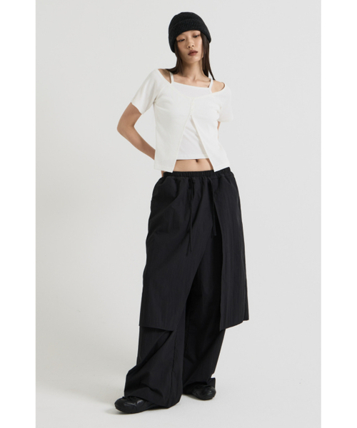VADEFY(ヴァデファイ)の「スリーブレスレイヤートップ, ホワイト(Tシャツ/カットソー・レディース・その他・ONE SIZE)」の6枚目の写真