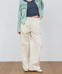 BASIC COTTON PANTS_LIGHT YELLOW