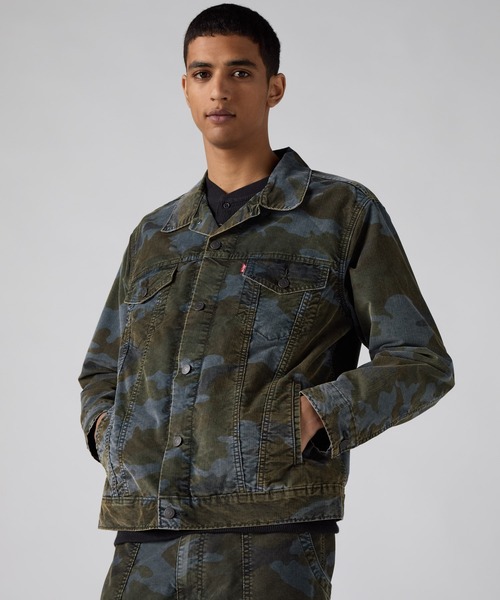 Levi's(リーバイス)の「Levi's/リーバイス TYPEⅢ リラックスフィット トラッカージャケット(デニムジャケット・メンズ・カーキ・S/XL/L/M)」の1枚目の写真
