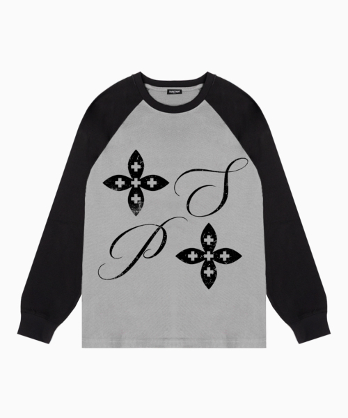 SAINTPAIN(セイントペイン)の「SPイニシャルシンボルレグランヘビーウェイトロングスリーブメランジグレー(Tシャツ/カットソー・レディース・その他・MEDIUM/LARGE)」の1枚目の写真