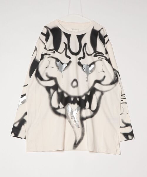 Y-3(ワイスリー)の「Y-3 CHITO GRAPHIC LONG SLEEVE TEE(Tシャツ/カットソー・メンズ・ホワイト系その他・X-LARGE/XX-LARGE/XX-SMALL/X-SMALL/SMALL/MEDIUM/LARGE)」の6枚目の写真
