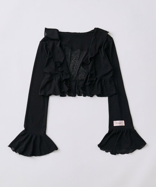 OLIVE des OLIVE(オリーブデオリーブ)の「【インフルエンサー企画】miko many frill bolero(カーディガン/ボレロ・レディース・ピンク/ブラック・FREE)」の12枚目の写真