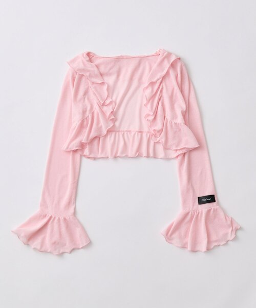 OLIVE des OLIVE(オリーブデオリーブ)の「【インフルエンサー企画】miko many frill bolero(カーディガン/ボレロ・レディース・ピンク/ブラック・FREE)」の10枚目の写真