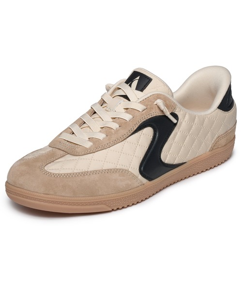 SKECHERS(スケッチャーズ)の「ハンズフリー スリップインズ:ホットショット - ソフト ラックス(スニーカー・レディース・レッド/ライム/ブラック×ベージュ・23cm/23.5cm/24cm/24.5cm)」の2枚目の写真