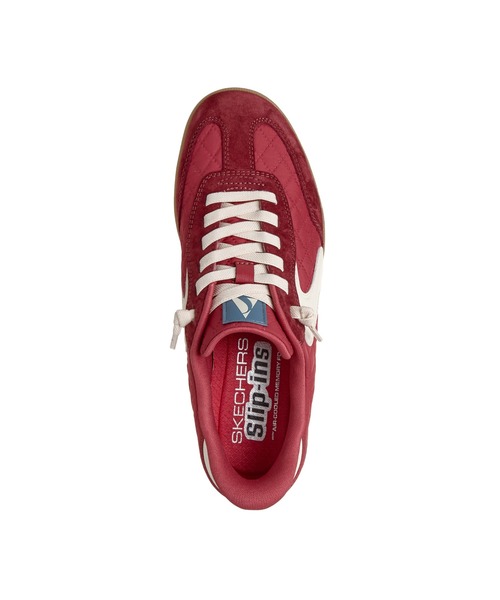 SKECHERS(スケッチャーズ)の「ハンズフリー スリップインズ:ホットショット - ソフト ラックス(スニーカー・レディース・レッド/ライム/ブラック×ベージュ・23cm/23.5cm/24cm/24.5cm)」の12枚目の写真