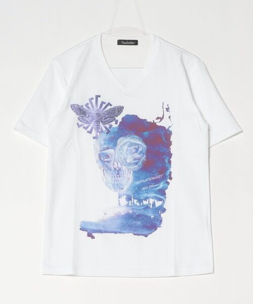 TORNADO MART(トルネードマート)の「TORNADO MART∴Ohmori×TMコラボTシャツ(Tシャツ/カットソー・メンズ・ホワイト・M)」の1枚目の写真