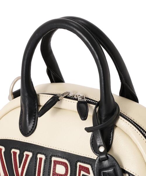 AVIREX(アヴィレックス)の「WILD BEARS MINI BOSTON BAG(ボストンバッグ・レディース・ブラック/モスグリーン・F)」の9枚目の写真