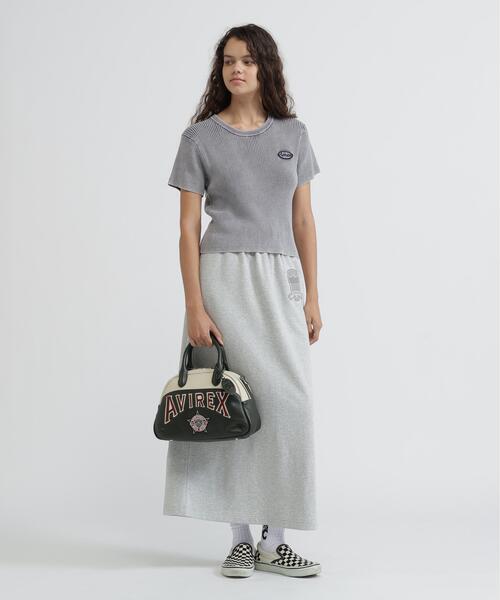 AVIREX(アヴィレックス)の「WILD BEARS MINI BOSTON BAG(ボストンバッグ・レディース・ブラック/モスグリーン・F)」の18枚目の写真