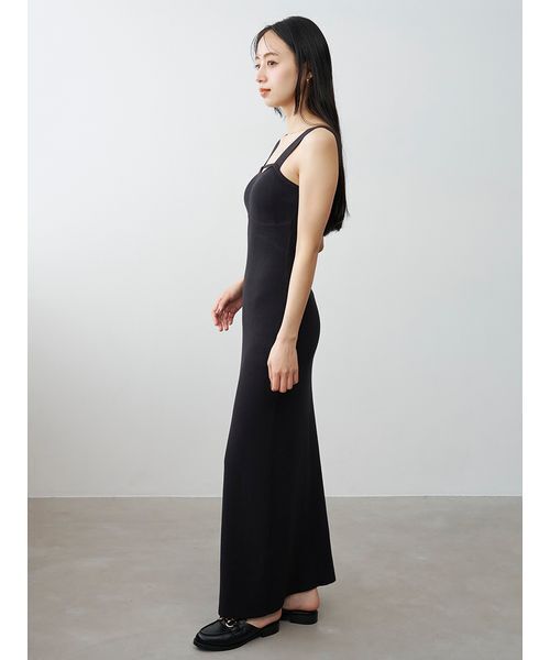 SNIDEL(スナイデル)の「シャツセットニットキャミワンピース(ワンピース・レディース・ネイビー/ラベンダー/ブラック・F)」の14枚目の写真