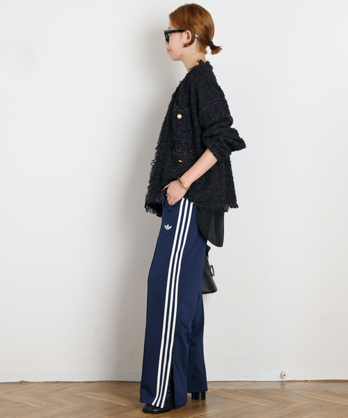 adidas(アディダス)の「【adidas/アディダス】FIREBIRD LOOSE TRACK PANTS(その他パンツ・レディース・ネイビー・36/38)」の5枚目の写真