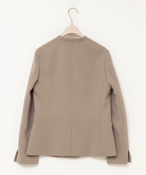 NOLLEY’S Sophi(ノーリーズソフィ)の「《セットアップ対応》ウォッシャブルダブルクロスノーカラージャケット(ノーカラージャケット・レディース・カーキ/ネイビー・36/38/40)」の22枚目の写真