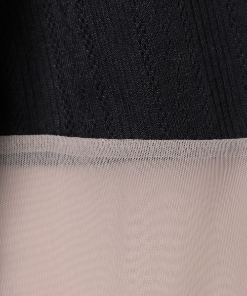 LEPSIM(レプシィム)の「アイレットリブ袖切り替えプルオーバー 1063237(Tシャツ/カットソー・レディース・ライトグレー/ブラック/アイボリー・FREE)」の21枚目の写真