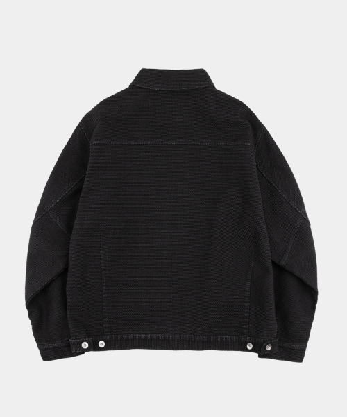 LETTERCOMO(レテルコモ)の「ウェスタンデニムブルゾンジャケットブラック(ブルゾン・レディース・ブラック・LARGE/X-LARGE/MEDIUM)」の6枚目の写真