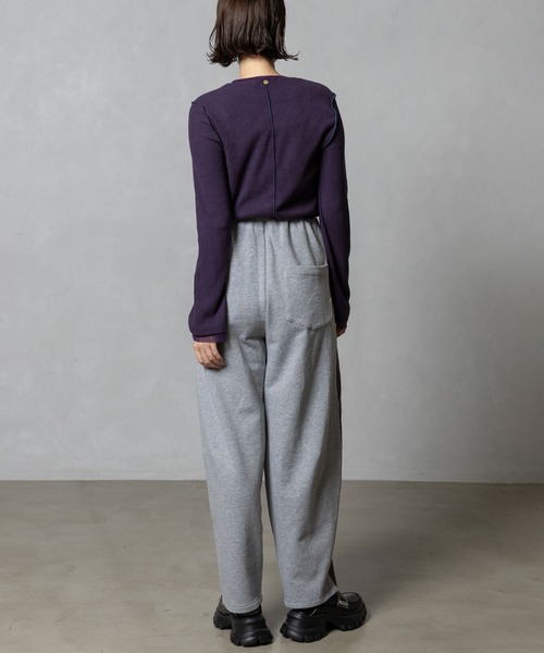 MARECHAL TERRE(マルシャルテル)の「コンビネーションタックギャザーパンツ(その他パンツ・レディース・ベージュ/チャコールグレー/カーキ/ブラック・MEDIUM)」の7枚目の写真