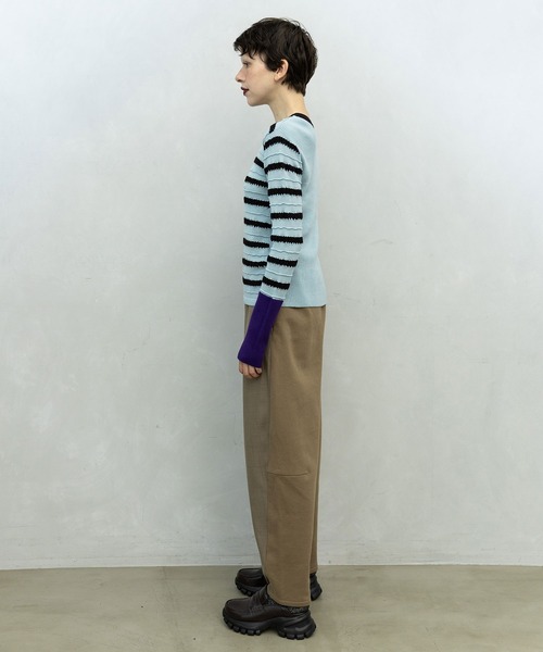 MARECHAL TERRE(マルシャルテル)の「コンビネーションタックギャザーパンツ(その他パンツ・レディース・ベージュ/チャコールグレー/カーキ/ブラック・MEDIUM)」の14枚目の写真