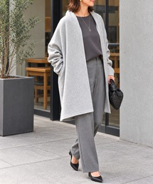 美品✨ ハグオーワー ウール コート ロングカーディガン グレー 日本製 グレー ボンディングガウンコート Emma Taylor│STYLEDOOR スタイルドア