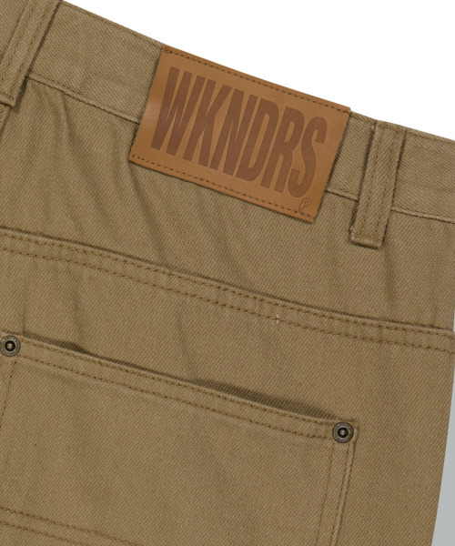 WKNDRS(ウィーキャンドース)の「ダブルニーカーペンターパンツ (ベージュ)(その他パンツ・レディース・その他・SMALL/MEDIUM/LARGE/X-LARGE)」の5枚目の写真