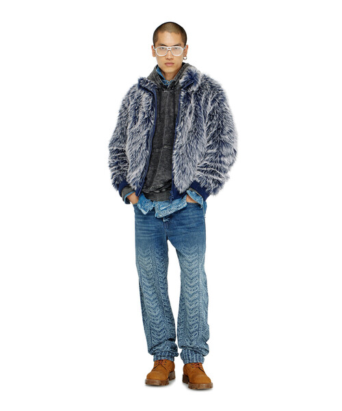 DIESEL(ディーゼル)の「メンズ プルオーバーパーカー S-BOXT-HOOD-TUK(スウェット・メンズ・グレー・SMALL/LARGE/MEDIUM/X-SMALL/X-LARGE)」の5枚目の写真
