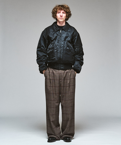 417 EDIFICE(フォーワンセブンエディフィス)の「Valley Apparel 417別注 CWU-45/P FLIGHT JACKET(ミリタリージャケット・メンズ・チャコールグレー/ブラック・MEDIUM/X-LARGE/LARGE)」の4枚目の写真