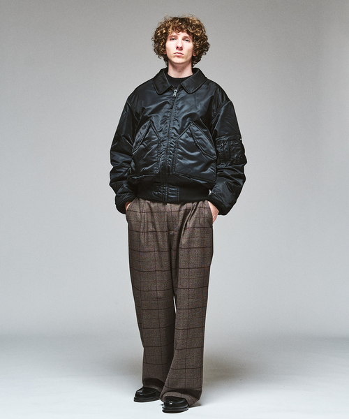 417 EDIFICE(フォーワンセブンエディフィス)の「Valley Apparel 417別注 CWU-45/P FLIGHT JACKET(ミリタリージャケット・メンズ・チャコールグレー/ブラック・MEDIUM/X-LARGE/LARGE)」の7枚目の写真
