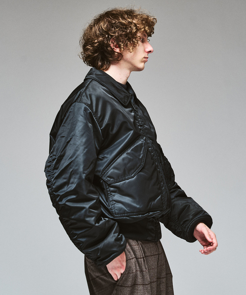 417 EDIFICE(フォーワンセブンエディフィス)の「Valley Apparel 417別注 CWU-45/P FLIGHT JACKET(ミリタリージャケット・メンズ・チャコールグレー/ブラック・MEDIUM/X-LARGE/LARGE)」の13枚目の写真