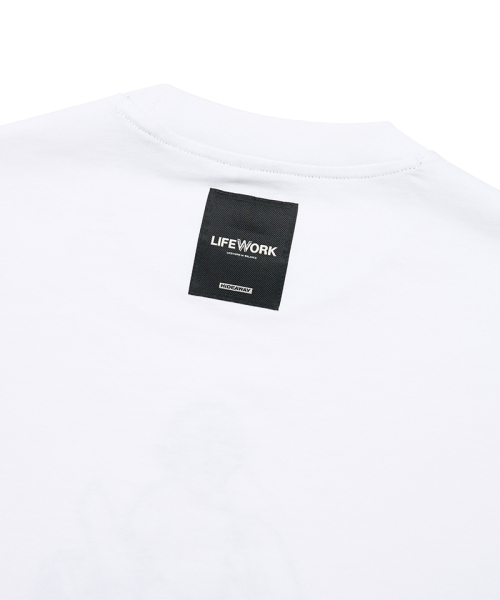 LIFE WORK(ライフワーク)の「共用) スーパーカー ヒップドッグ 半袖Tシャツ(Tシャツ/カットソー・メンズ・ホワイト/ライトグレー/ブラック・SMALL/MEDIUM/LARGE)」の6枚目の写真