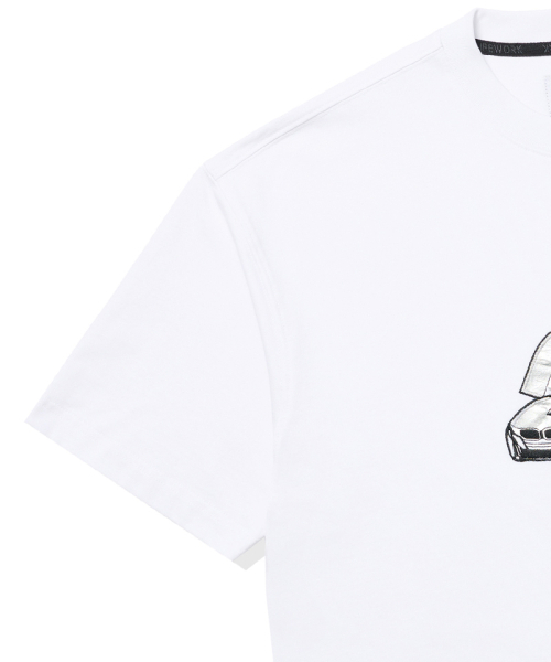 LIFE WORK(ライフワーク)の「共用) スーパーカー ヒップドッグ 半袖Tシャツ(Tシャツ/カットソー・メンズ・ホワイト/ライトグレー/ブラック・SMALL/MEDIUM/LARGE)」の7枚目の写真