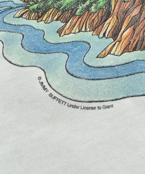 VINTAGE(ヴィンテージ)の「【USED】90’s Jimmy Buffett ”BANANA WIND TOUR '96“ バンド Tシャツ(Tシャツ/カットソー・メンズ・ホワイト・X-LARGE)」の11枚目の写真