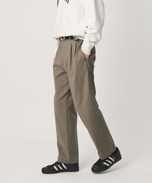 BEAUTY&YOUTH UNITED ARROWS（ビューティーアンドユースユナイテッドアローズ）の「ダブル レイヤード バルーン イージー パンツ NO.9 ヨコストレッチ（その他パンツ・メンズ・オリーブ/ブラック/オフホワイト・XL/M/L/S）」の3枚目の写真