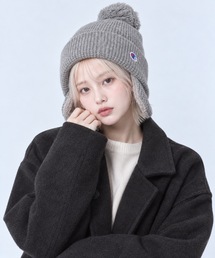 IO（イオ）（イオ）の「champion / 耳付きボンワッチ / 492-0026（ニットキャップ/ビーニー）」