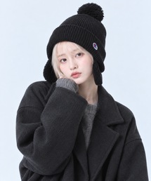 IO（イオ）（イオ）の「champion / 耳付きボンワッチ / 492-0026（ニットキャップ/ビーニー）」