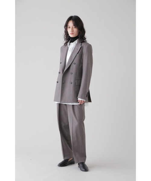 YLEVE(イレーヴ)の「YLEVE / WOOL CHAMBRAY FLANNEL TR(その他パンツ・レディース・ベージュ・2/1)」の2枚目の写真