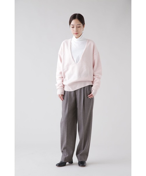 YLEVE(イレーヴ)の「YLEVE / WOOL CHAMBRAY FLANNEL TR(その他パンツ・レディース・ベージュ・2/1)」の8枚目の写真