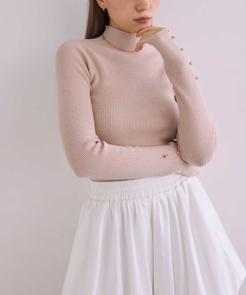 ACYM(アシーム)の「ウォッシャブルマシュマロボタンニット(ニット/セーター・レディース・グレー/ピンク/ネイビー/ブラウン/アイボリー/レッド/ベージュ/ブラック・FREE)」の15枚目の写真