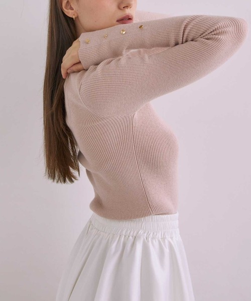 ACYM(アシーム)の「ウォッシャブルマシュマロボタンニット(ニット/セーター・レディース・グレー/ピンク/ネイビー/ブラウン/アイボリー/レッド/ベージュ/ブラック・FREE)」の16枚目の写真