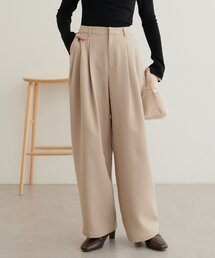 キレイめ3タックパンツ