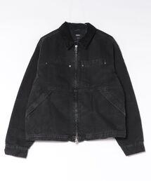 VANS ヴァンズ Nico Cropped Chore Canvas JKT アウター VN000U30BLK Black