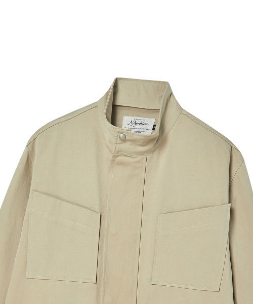Beyond Closet（-）の「[COLLECTION LINE] ヘビーウォッシュドフィールドジャケット ベージュ（その他アウター・メンズ・その他・MEDIUM/LARGE）」の5枚目の写真