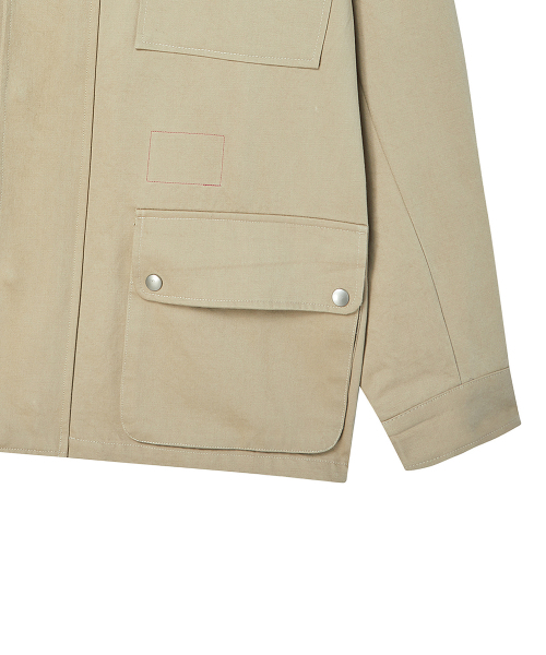 Beyond Closet（-）の「[COLLECTION LINE] ヘビーウォッシュドフィールドジャケット ベージュ（その他アウター・メンズ・その他・MEDIUM/LARGE）」の7枚目の写真