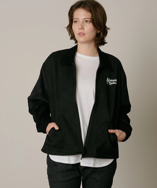 Duckster(ダックスター)の「Duckster/ダックスター スエード調×コーデュロイ OJISANドリズラーJKT(ブルゾン・メンズ・グリーン/ブラック/サンドベージュ・LARGE/MEDIUM/X-LARGE)」の10枚目の写真