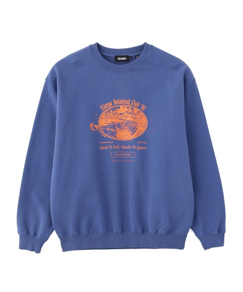 XLARGE（エクストララージ）の「BOTANICAL CLUB CREWNECK SWEATSHIRT（スウェット・メンズ・グリーン/ブルー/ブラック・M/S/L/XL）」の7枚目の写真